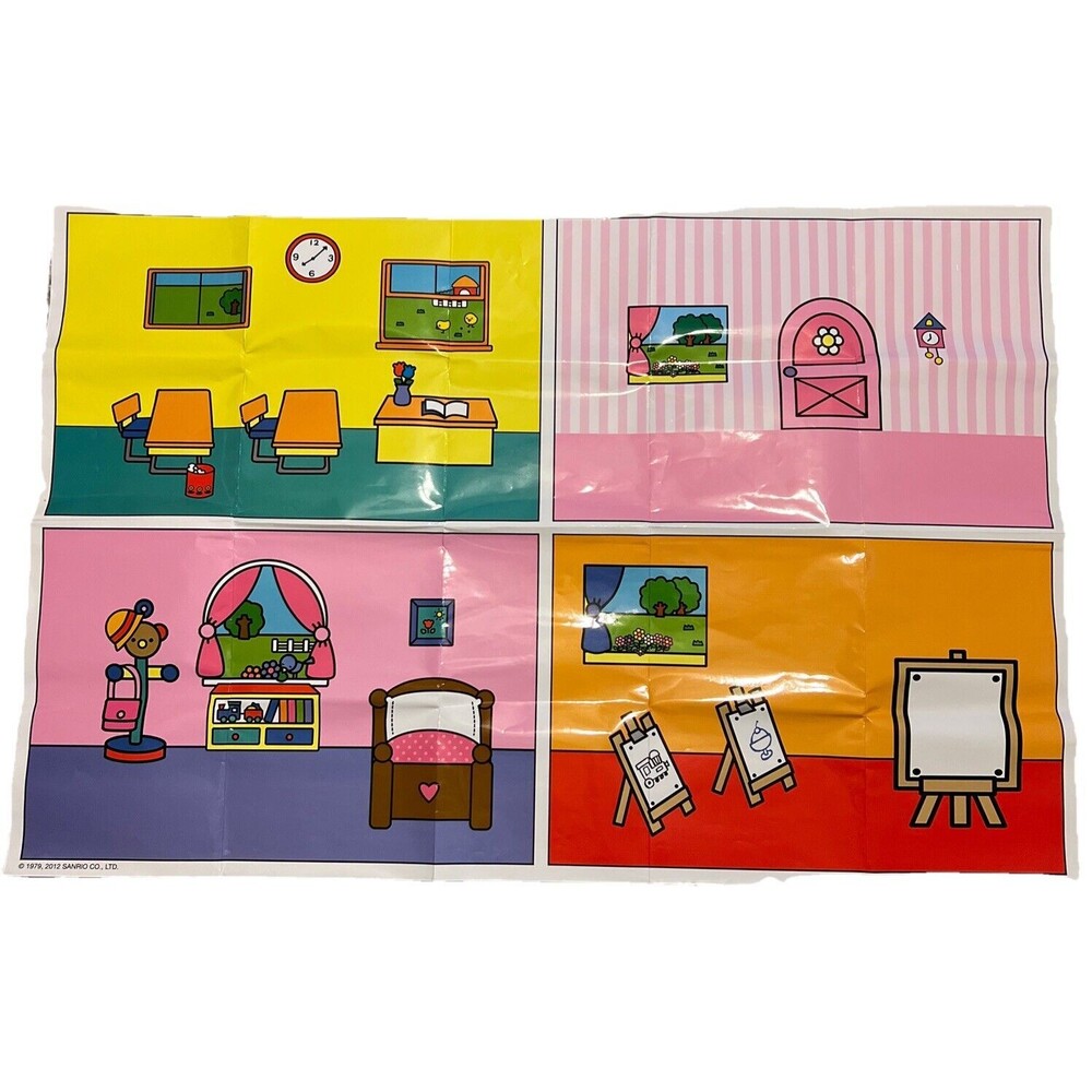 Hello Kitty Squinkie Figurines-Set of 9 With Play Mat - Picture 3 of 8